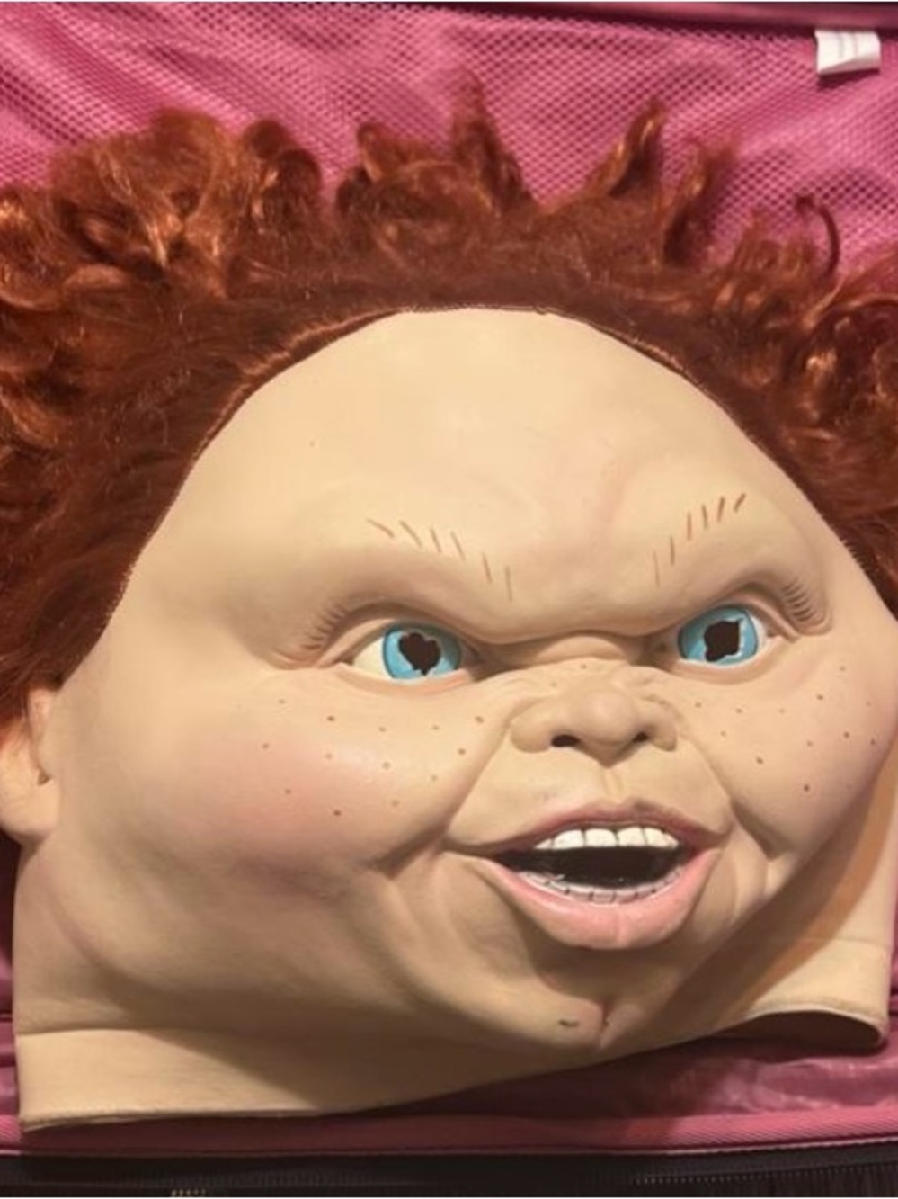 Cocky Horror Character Mask - Red Hair